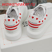 Alexander McQueen Oversized White Red Heart - 2