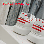 Alexander McQueen Oversized White Red Heart - 3