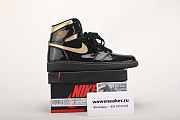 Air Jordan 1 Retro High Black Metallic Gold 555088-032 - 5