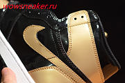 Air Jordan 1 Retro High NRG Patent Gold Toe 861428-007 - 3