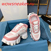 Prada Cloudbust Thunder White Pink Sneakers - 3