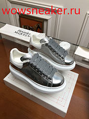 Alexander McQueen Oversized White Silver - 6