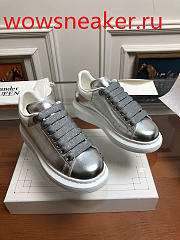 Alexander McQueen Oversized White Silver - 5