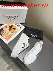 Prada Nylon Gabardine Sneakers White 1E260MMMSF0964F050 - 6