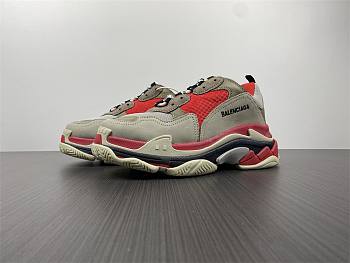 Balenciaga Triple S Red Beige