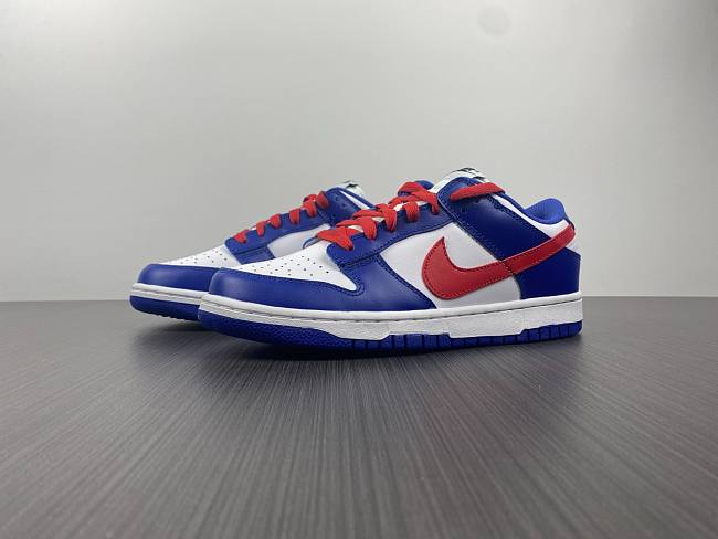 Nike Dunk Low Bright Crimson Game Royal CW1590-104  - 1