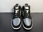 Air Jordan 1 Mid Satin Grey Toe 852542-011 - 5