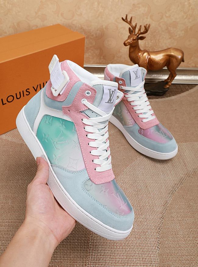 Louis Vuitton Boombox  Sneaker Boot Pink - 1