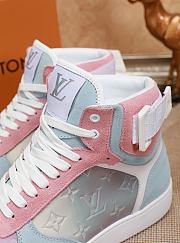 Louis Vuitton Boombox  Sneaker Boot Pink - 5