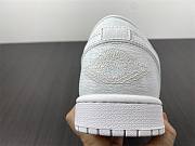 Air Jordan 1 Low Triple White Tumbled Leather 553558-130 - 6