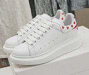 Alexander McQueen Oversized White Red Heart - 1