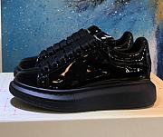 Alexander McQueen Oversized Black Patent 662645WIA33 - 1