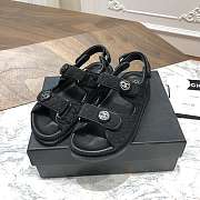 Chanel Black Sandals  - 1