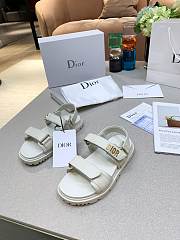 Dioract Sandal White Lambskin KCQ547LAB_S03W - 1