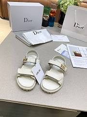 Dioract Sandal White Lambskin KCQ547LAB_S03W - 5