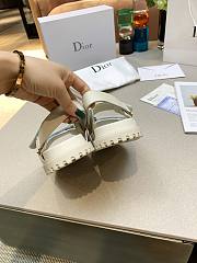 Dioract Sandal White Lambskin KCQ547LAB_S03W - 3