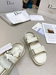 Dioract Sandal White Lambskin KCQ547LAB_S03W - 6