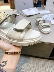 Dioract Sandal White Lambskin KCQ547LAB_S03W - 4