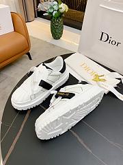 Dior-ID Sneaker White and Deep Blue Calfskin and Rubber KCK278BCR_S29W - 4