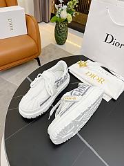 Dior-ID Sneaker White and French Blue Technical Fabric KCK309TNT_S93B - 3