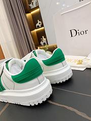 Dior-ID Sneaker White and Green Calfskin and Rubber KCK278BCR_S31W - 2