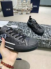 Dior B23 Low Top Canvas Oblique Black 3SN249YJP_H960 - 4