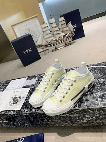 Dior B23 Low White Yellow Oblique 3SN249YNT_H160