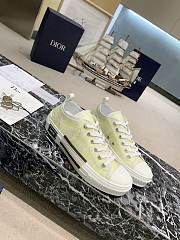 Dior B23 Low White Yellow Oblique 3SN249YNT_H160 - 4