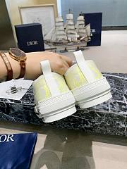 Dior B23 Low White Yellow Oblique 3SN249YNT_H160 - 5