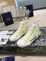 Dior B23 High Top White Yellow Oblique 3SH118YNT H160 - 1