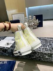 Dior B23 High Top White Yellow Oblique 3SH118YNT H160 - 3