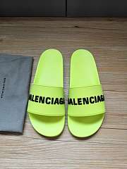 BALENCIAGA POOL SLIDE SLIDES WITH LOGO 565826 W1S82-7321 - 1