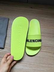 BALENCIAGA POOL SLIDE SLIDES WITH LOGO 565826 W1S82-7321 - 2