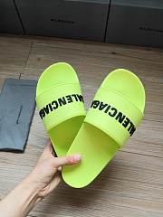 BALENCIAGA POOL SLIDE SLIDES WITH LOGO 565826 W1S82-7321 - 3