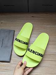 BALENCIAGA POOL SLIDE SLIDES WITH LOGO 565826 W1S82-7321 - 6