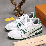 Louis Vuitton LV Trainer Sneaker White Green - 4