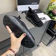 Chanel Low Top Trainer Velvet Black - 3