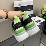 Chanel Low Top Trainer Velvet Green - 5