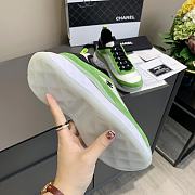 Chanel Low Top Trainer Velvet Green - 2