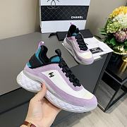 Chanel Low Top Trainer Velvet Purple - 6