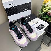 Chanel Low Top Trainer Velvet Purple - 3