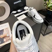 Chanel Women's Black and White Low Top Logo Sneaker - 2