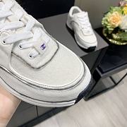 Chanel Women's White Low Top Logo Sneaker - 2