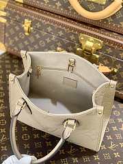 Louis Vuitton Onthego Empreinte Monogram Beige Tote Bag – M45660 – 25x19x11.5cm - 6