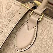 Louis Vuitton Onthego Empreinte Monogram Beige Tote Bag – M45660 – 25x19x11.5cm - 2