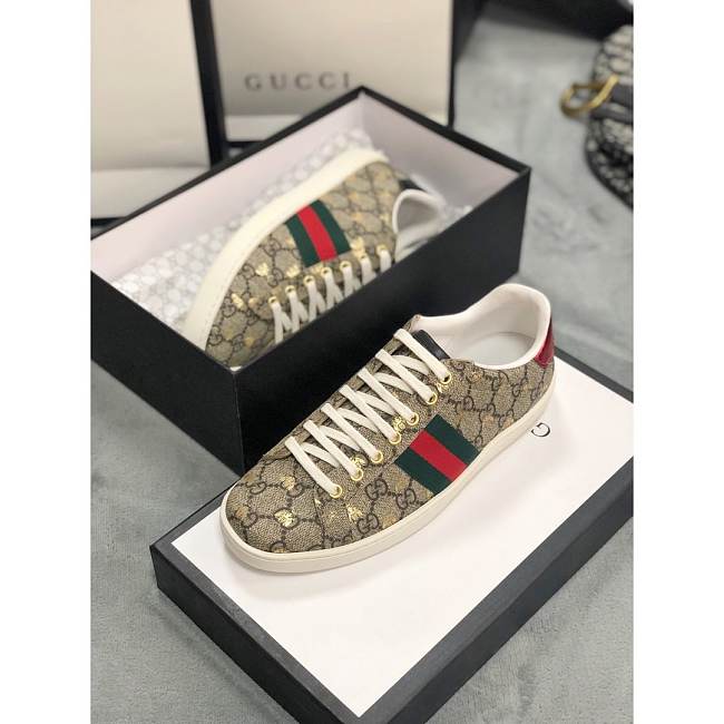 Gucci Women's Ace GG Supreme Sneaker With Bees 550051 9N050 8465 - 1