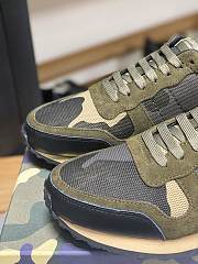 Valentino Garavani Camouflage-Pattern Rockrunner Sneakers Green YS0723QRK - 5