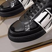 Valentino Garavani VL7N Sneaker in Banded Calfskin Leather Black - 4