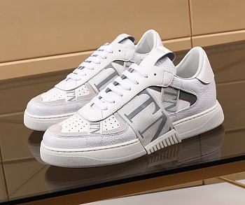 Valentino Garavani VL7N Sneaker in Banded Calfskin Leather White VW2S0V66WRQ22E