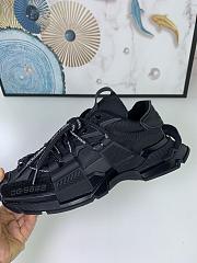 Dolce Gabbana Mixed-Materials Space Sneakers Black - 3